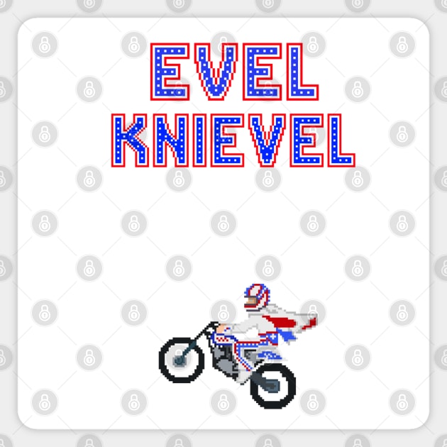 Evil Motorcycle Daredevil Sticker by TommySniderArt